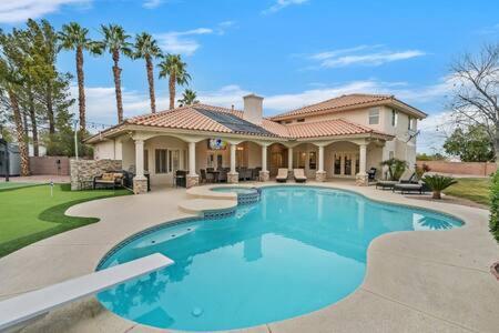 Lux 5Br Vegas Home W Pool, Spa, Games, Near Strip Las Vegas Zewnętrze zdjęcie